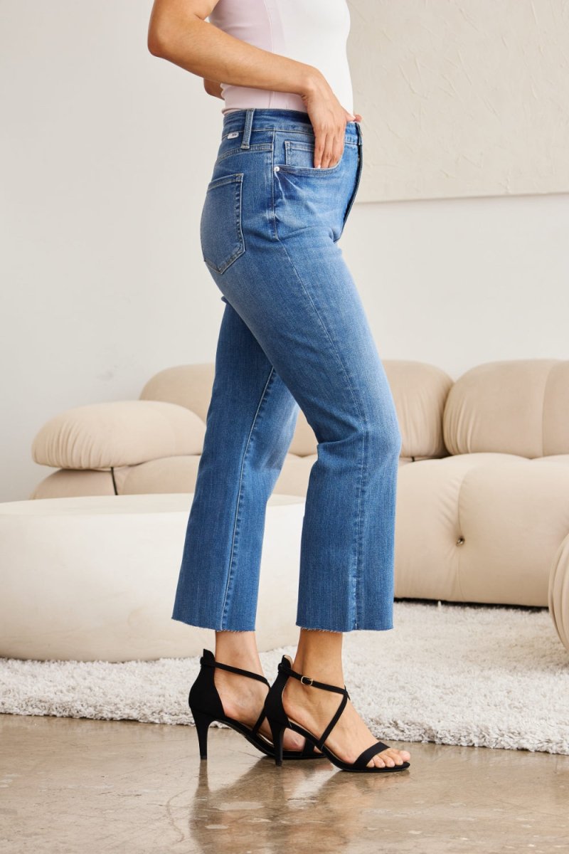 RFM Mini Mia Full Size Tummy Control High Waist Jeans - Bottoms
