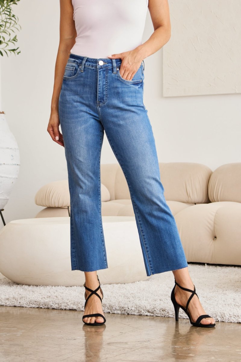 RFM Mini Mia Full Size Tummy Control High Waist Jeans - Bottoms