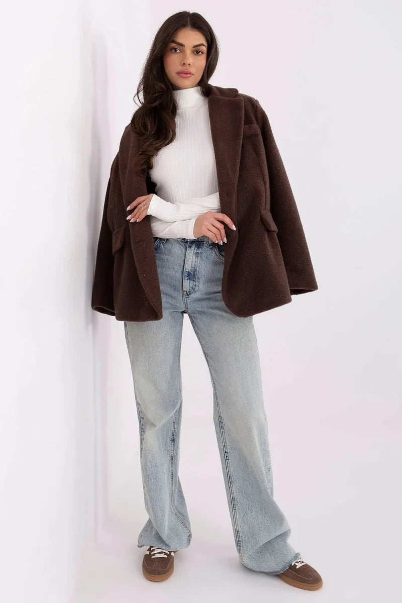 Ribbed Turtleneck Sweater with Long Sleeves - 