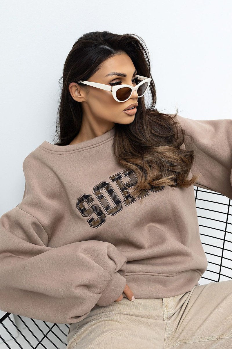 Rue Paris Cotton Blend Sweatshirt - 