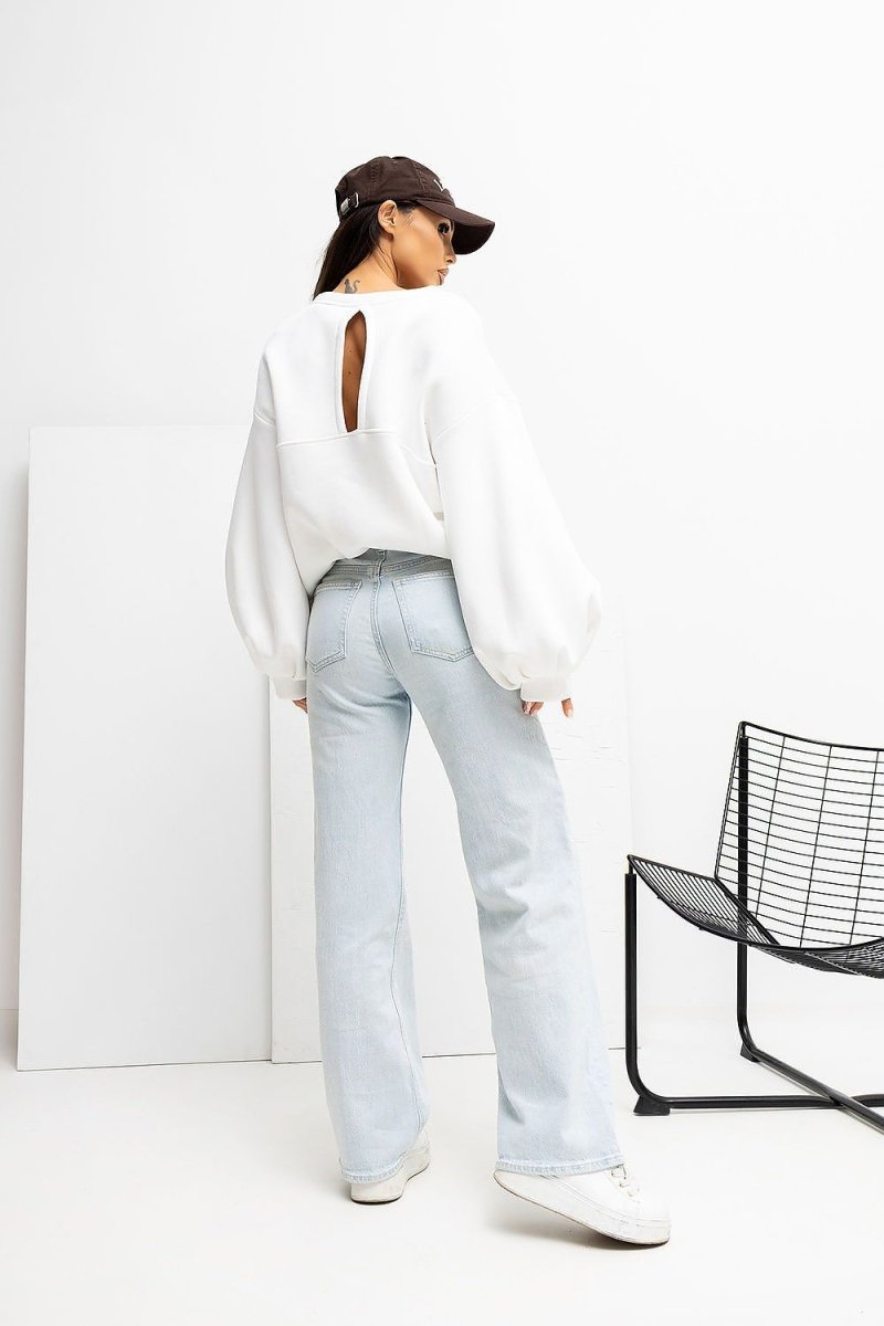 Rue Paris Cotton Blend Sweatshirt - 