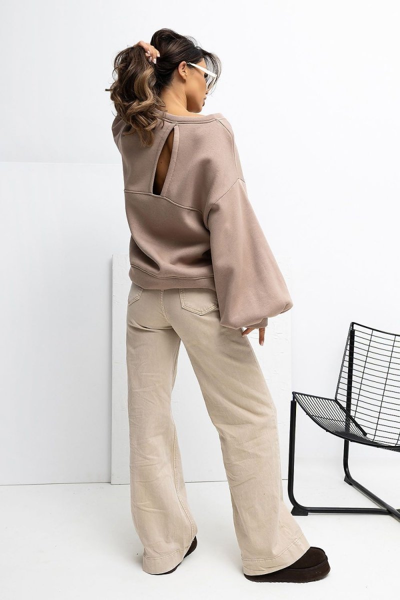 Rue Paris Cotton Blend Sweatshirt - 