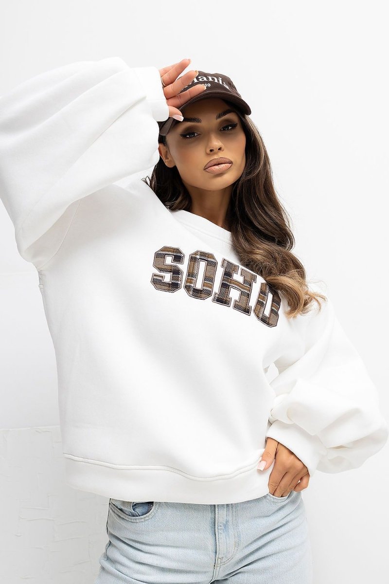 Rue Paris Cotton Blend Sweatshirt - 
