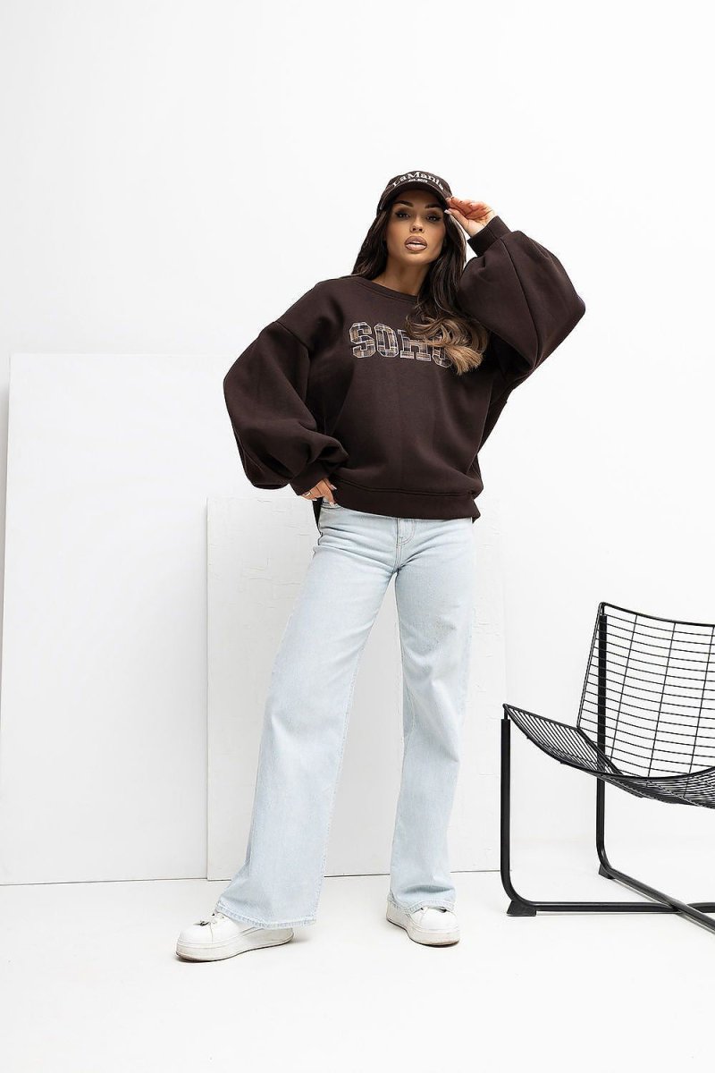 Rue Paris Cotton Blend Sweatshirt - 