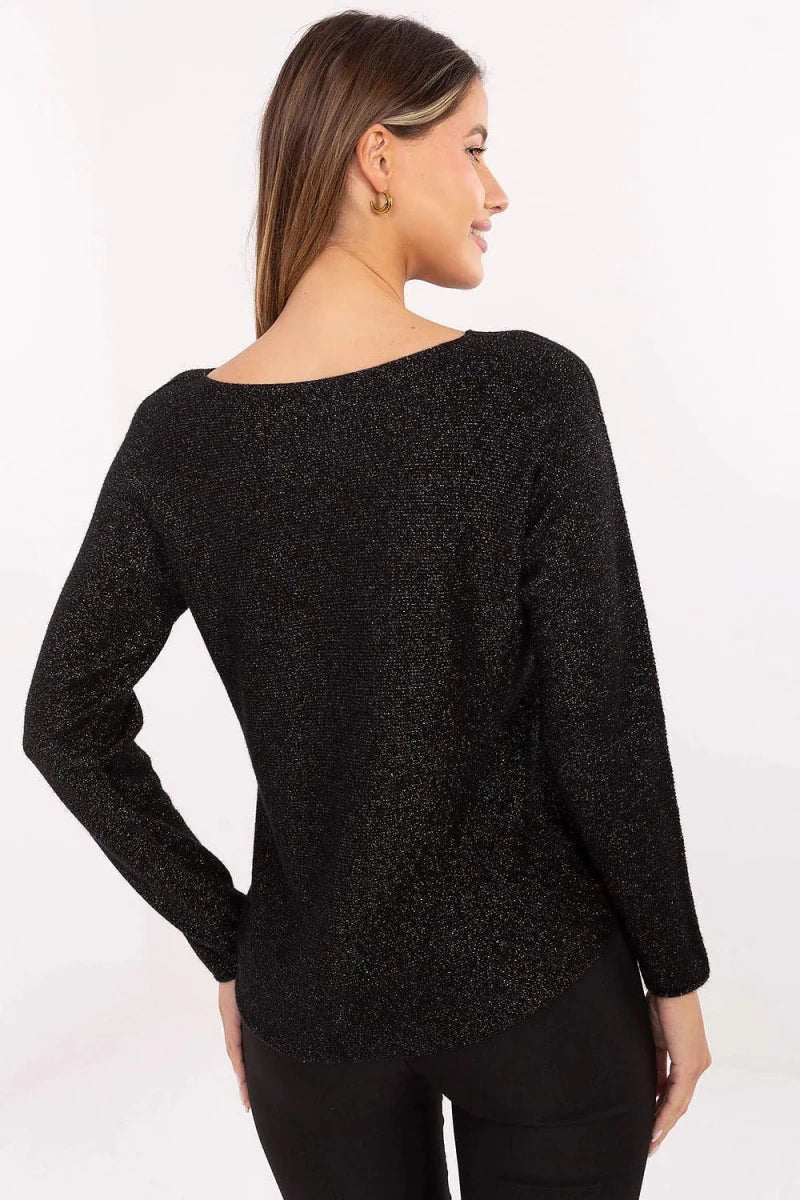 Rue Paris Sequin Sweater - 