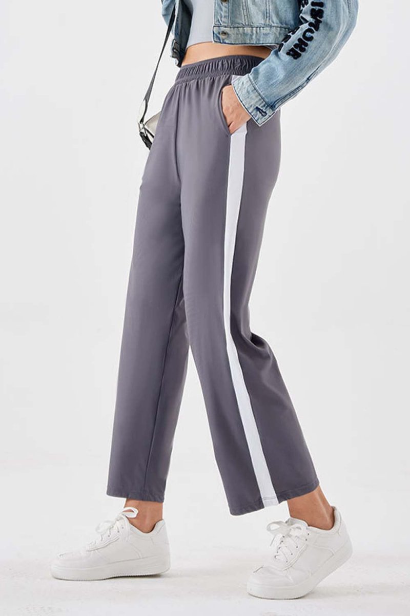 Seam Detail Long Pants - Bottoms