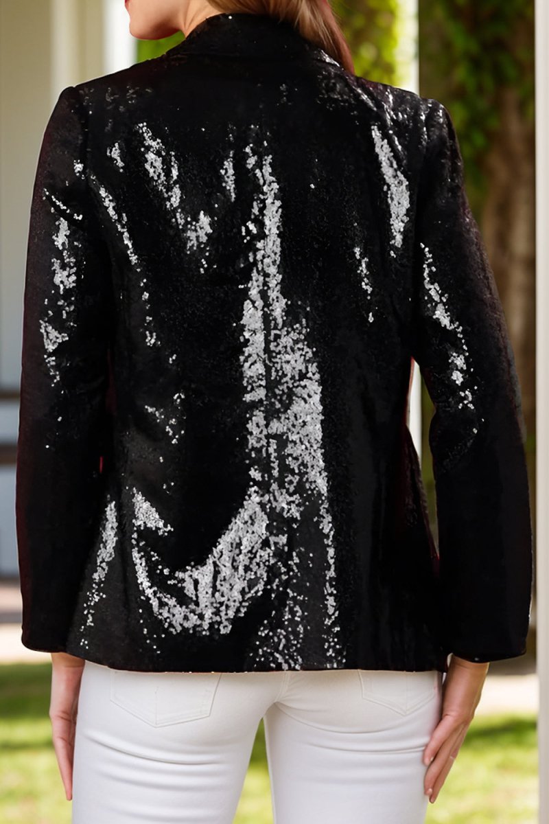 Sequin Nutcracker Long Sleeve Blazer - Blazer Suit