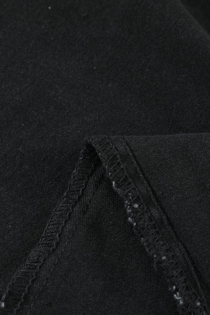 Slit Flare Jeans - Bottoms