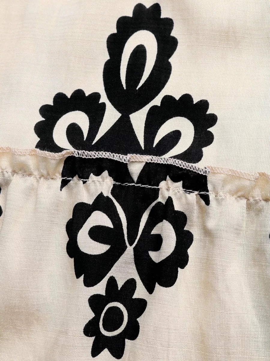 Smocked Tiered Maxi Dress - 