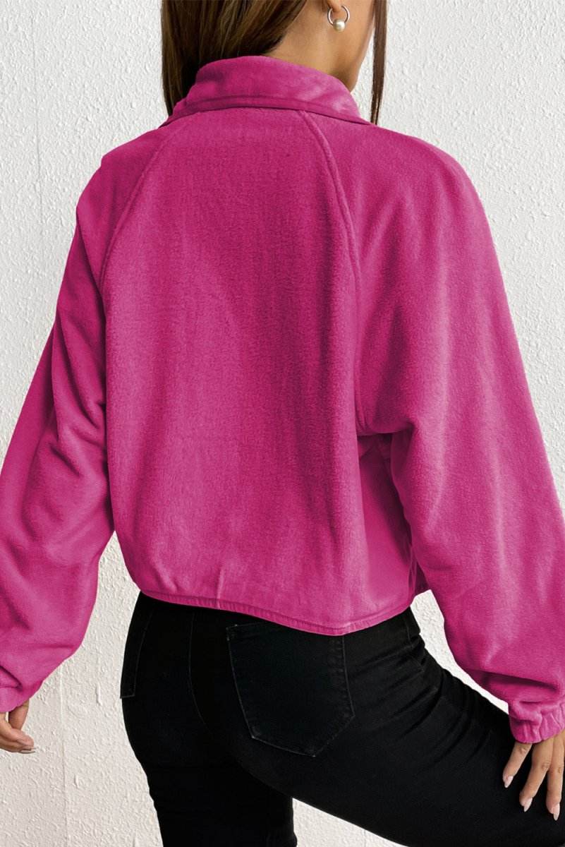 Snap Down Collared Jacket - Outerwear