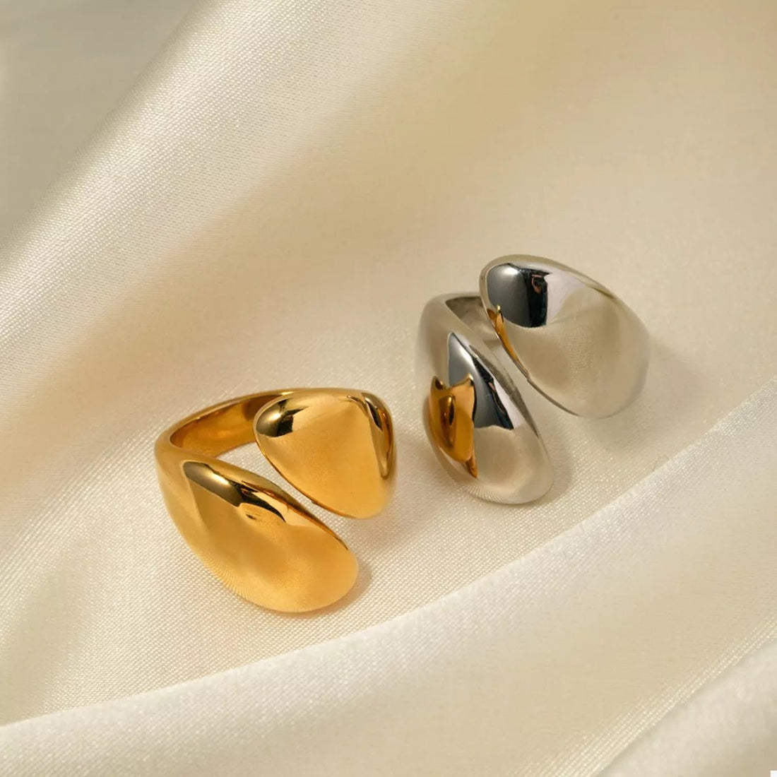 Stainless Steel Bypass Ring - 