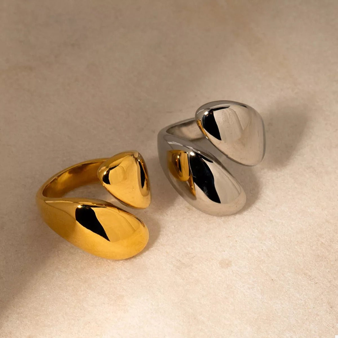Stainless Steel Bypass Ring - 