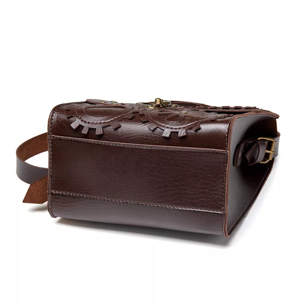 Steampunk Gear Crossbody Bag - 