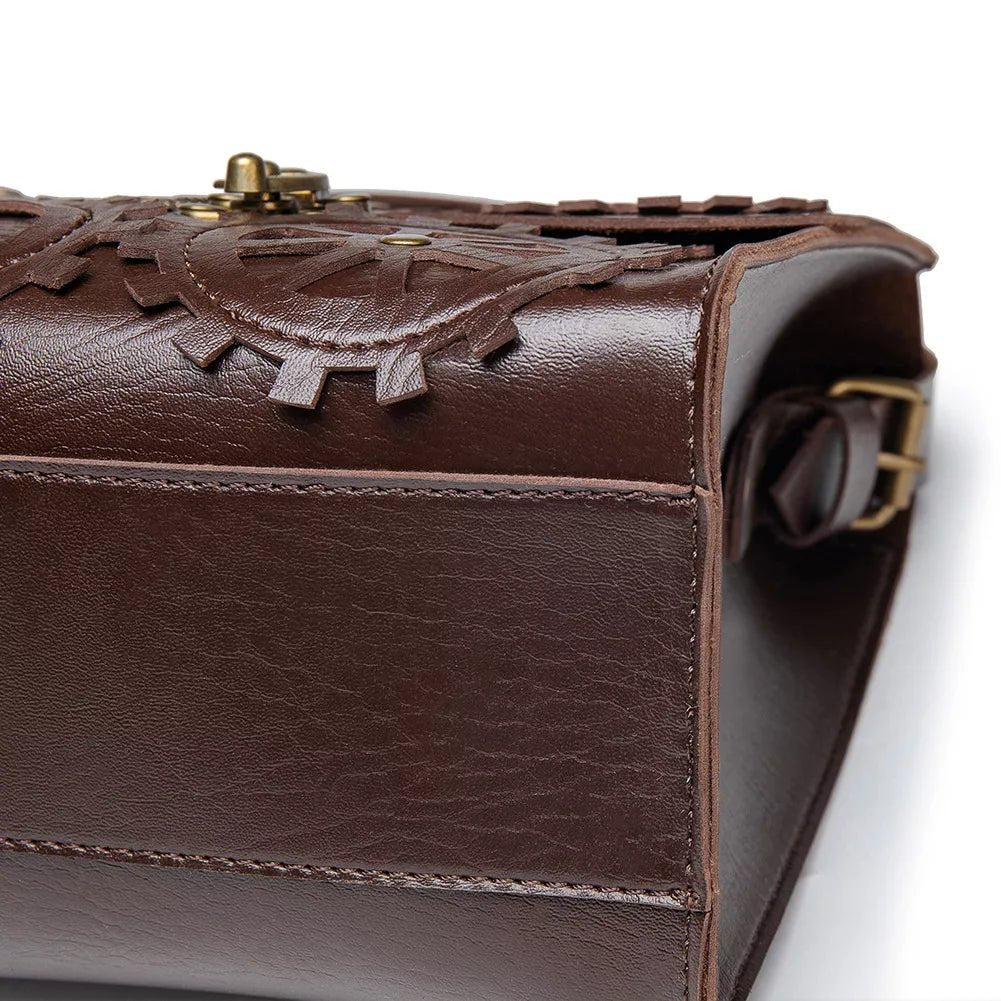 Steampunk Gear Crossbody Bag - 