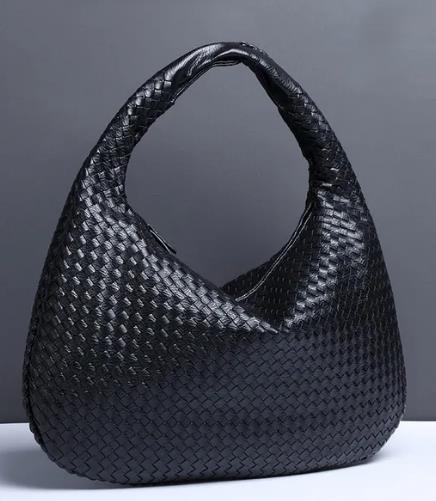 STEPHIECATHY Women's Leather Hobo Woven Handbag - Shoulder Bags