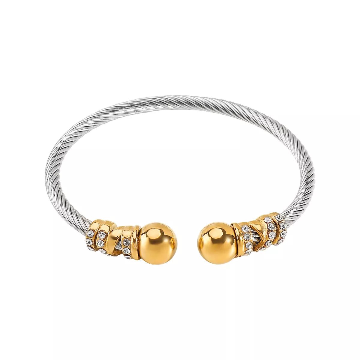 Synthetic Pearl Gold - Plated Bracelet - 