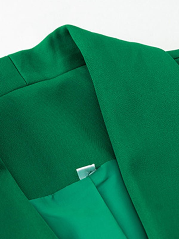 Temperament commuter lapel ladies blazer suit - Blazer Suit