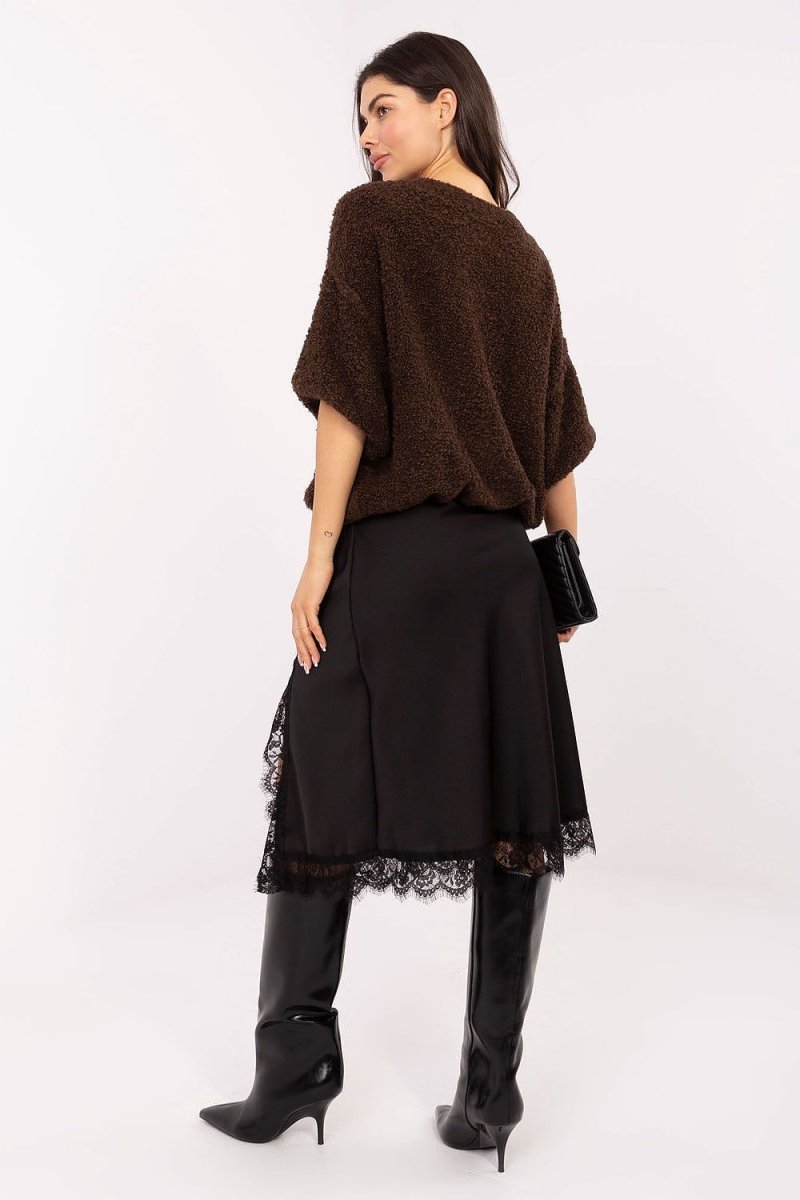 Textured Knit Button Front Cardigan Sweater - 