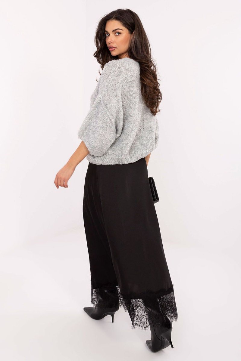 Textured Knit Button Front Cardigan Sweater - 