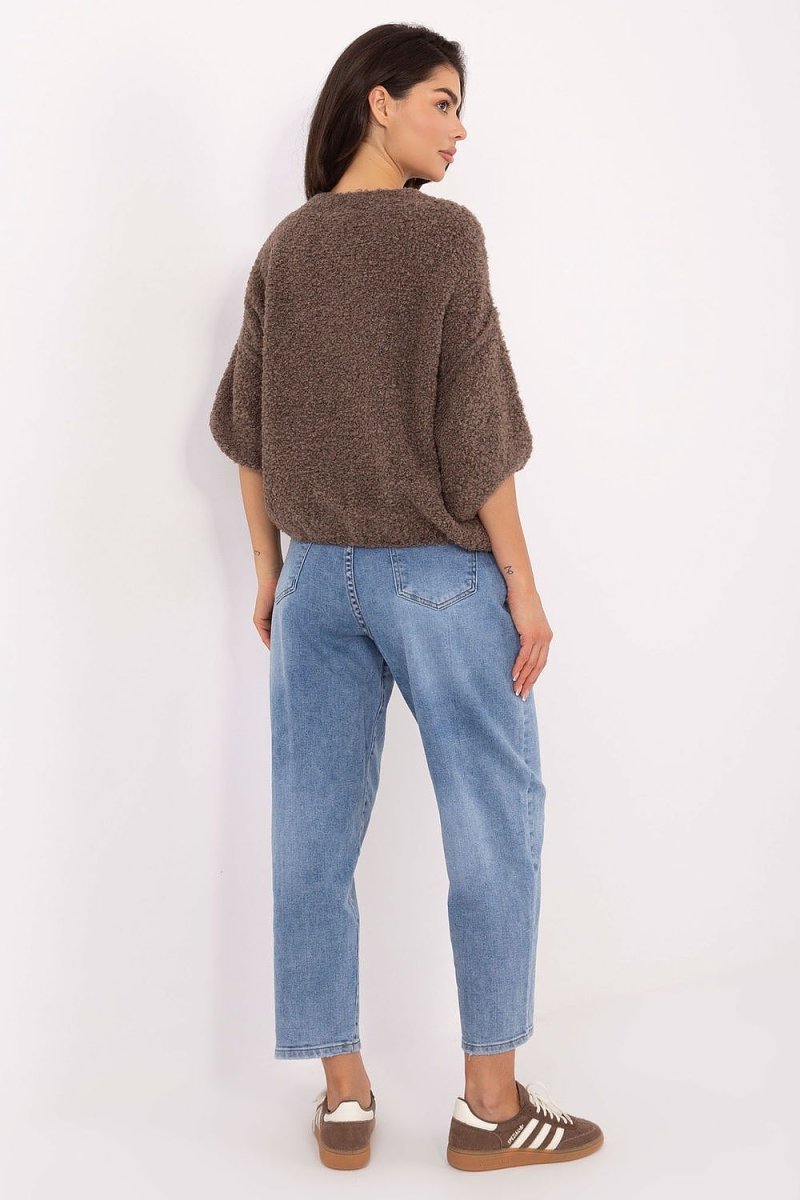 Textured Knit Button Front Cardigan Sweater - 