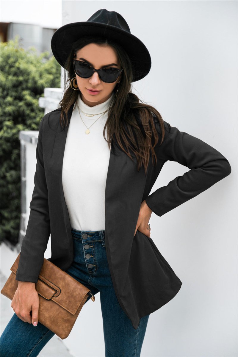 Three - Quarter Sleeve Blazer - Blazer Suit