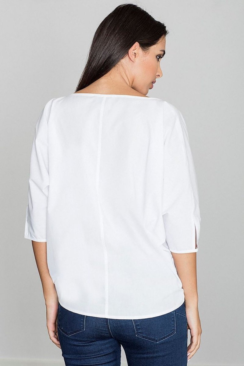 Trendy Blouse with Center Stitching – Stylish & Delicate for Modern Women - Top