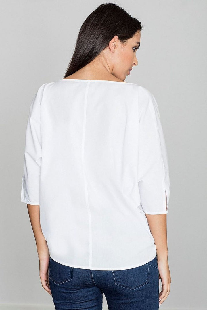 Trendy Blouse with Center Stitching – Stylish & Delicate for Modern Women - Top