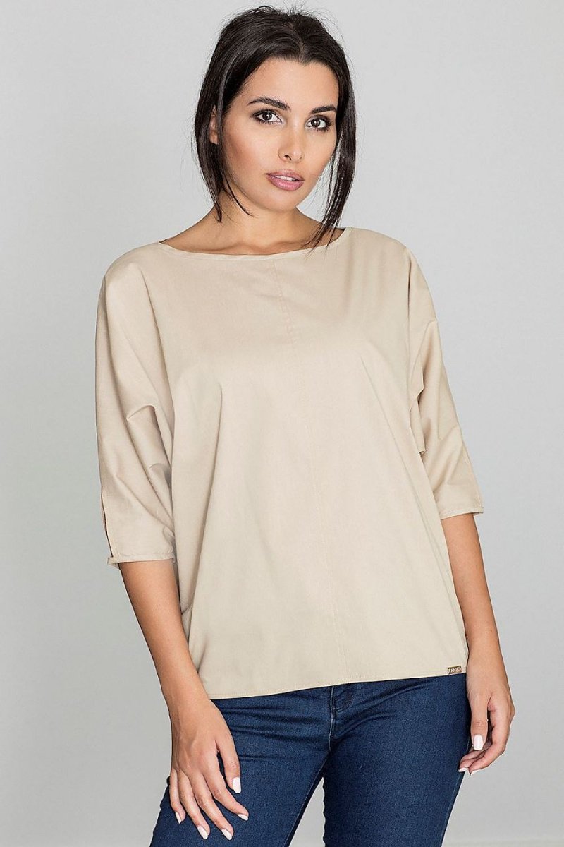 Trendy Blouse with Center Stitching – Stylish & Delicate for Modern Women - Top