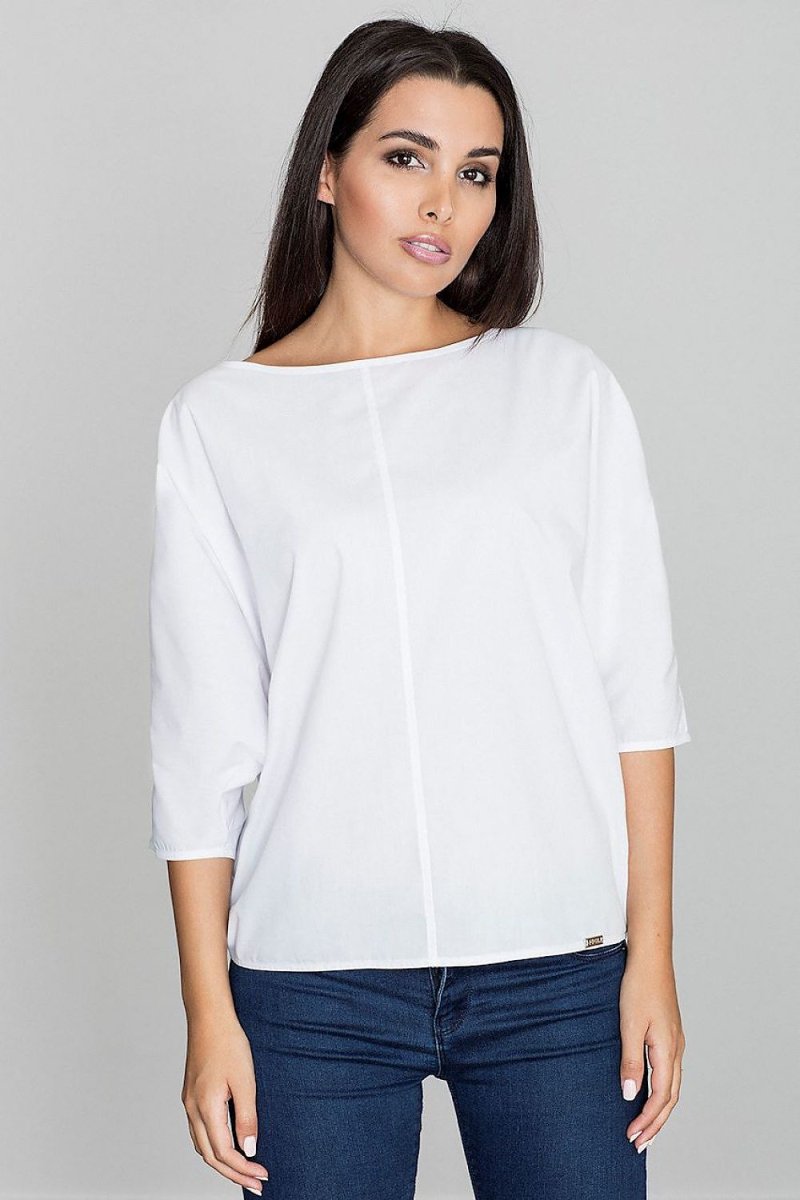 Trendy Blouse with Center Stitching – Stylish & Delicate for Modern Women - Top