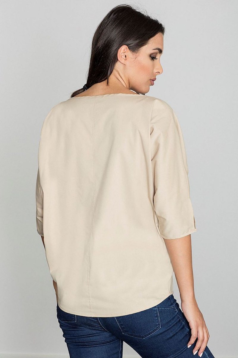 Trendy Blouse with Center Stitching – Stylish & Delicate for Modern Women - Top