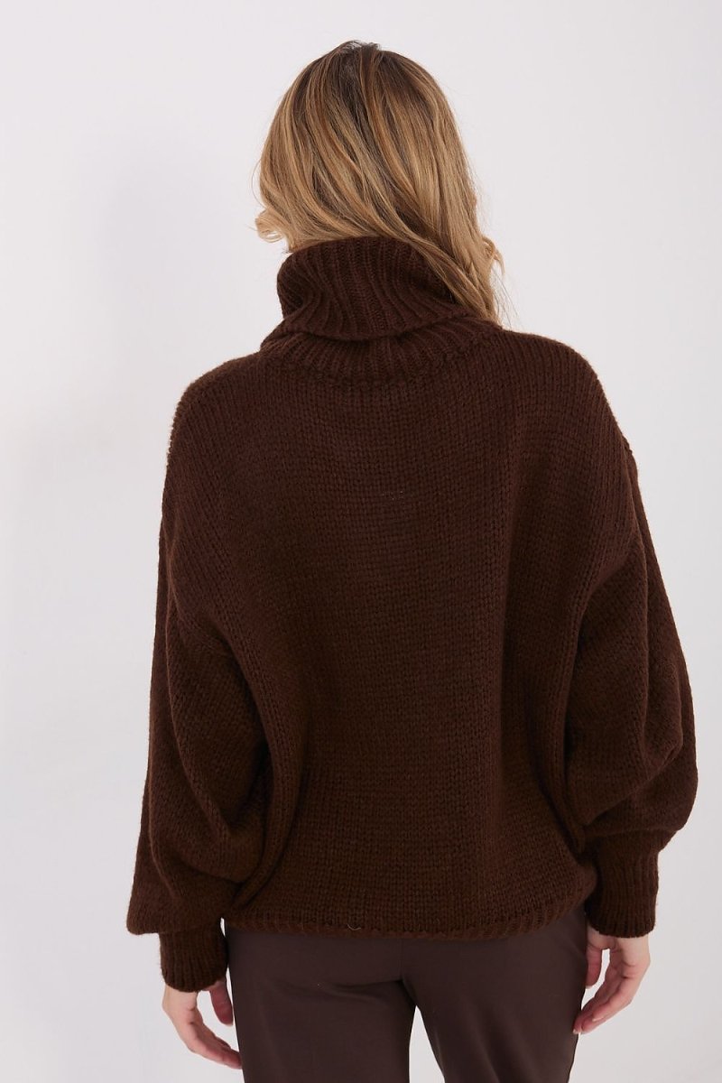 Turtleneck Sweater Loose Fit - 