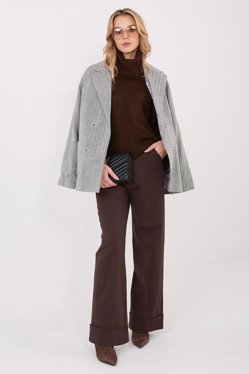 Turtleneck Sweater Loose Fit - 