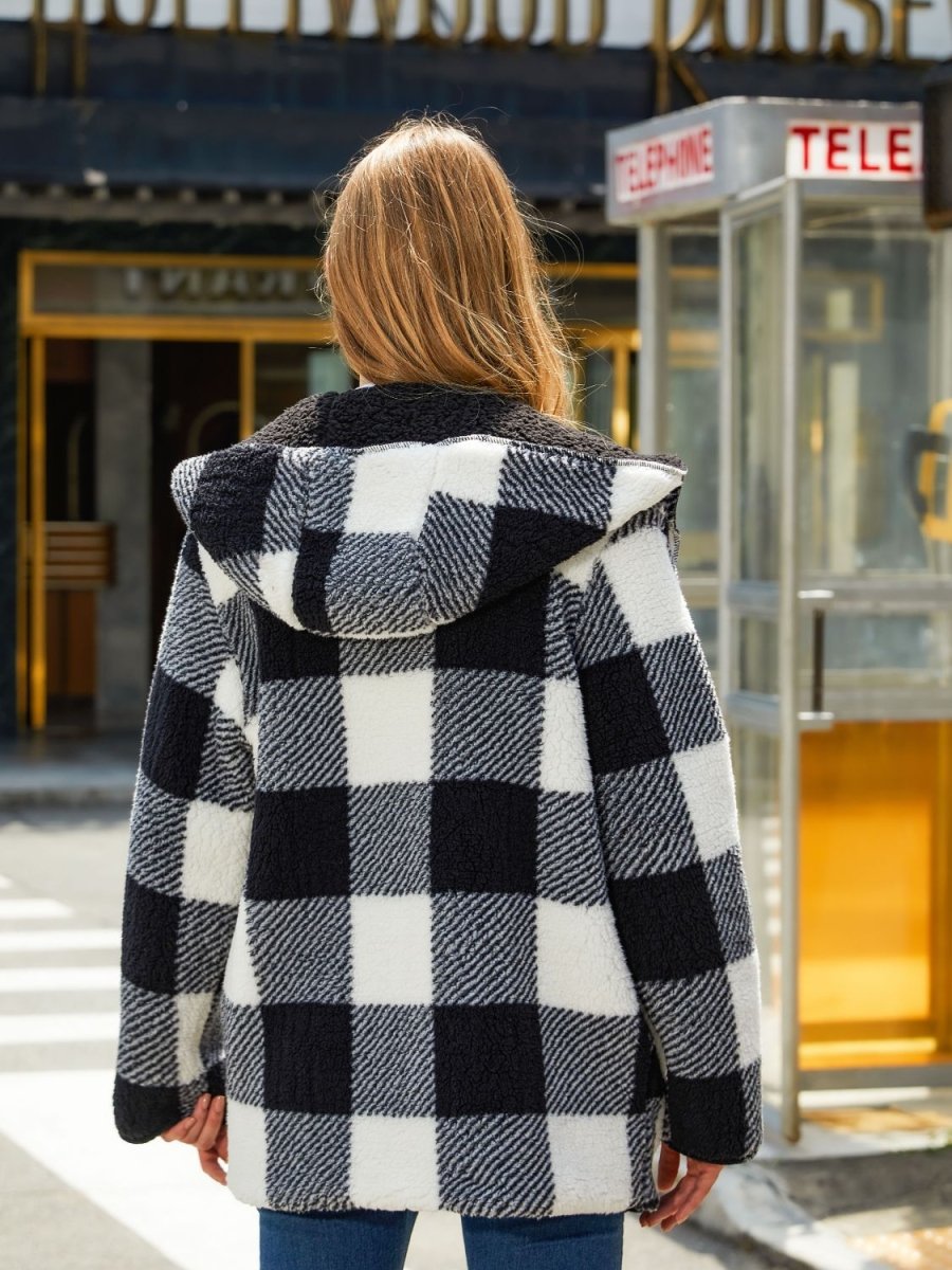 Two - Side Wear Hooded Coat - Outerwear