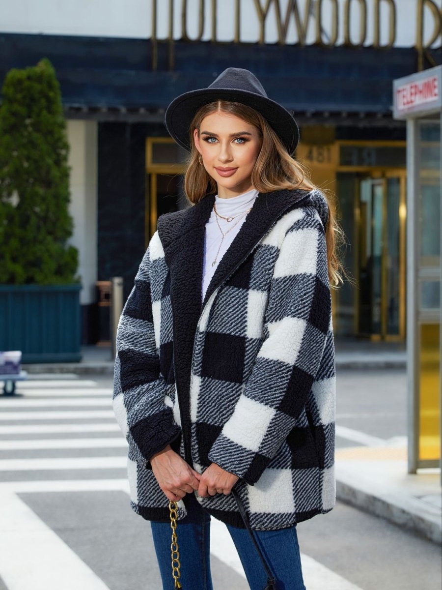 Two - Side Wear Hooded Coat - Outerwear