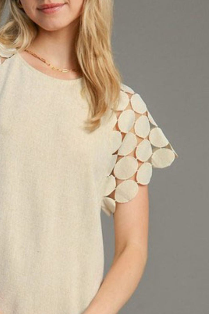 Umgee Full Size Round Neck Mini Dress Plus Size - New Arrivals