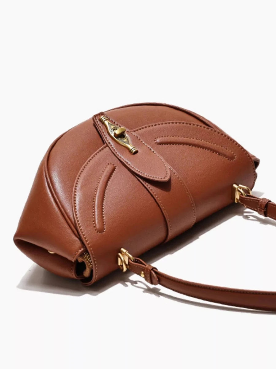 Vintage Saddle Shoulder Bag - 
