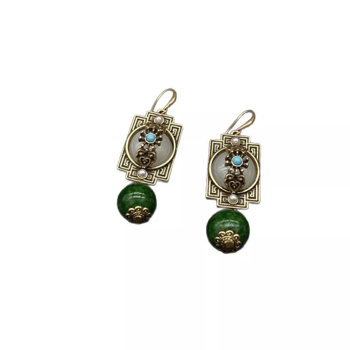 Vintage Style Dangle Earrings - 