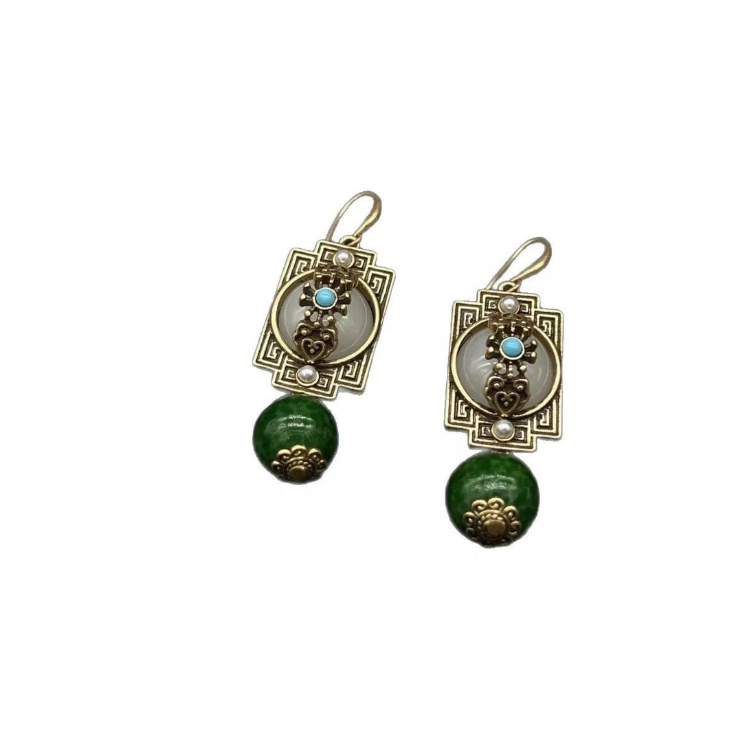 Vintage Style Dangle Earrings - 