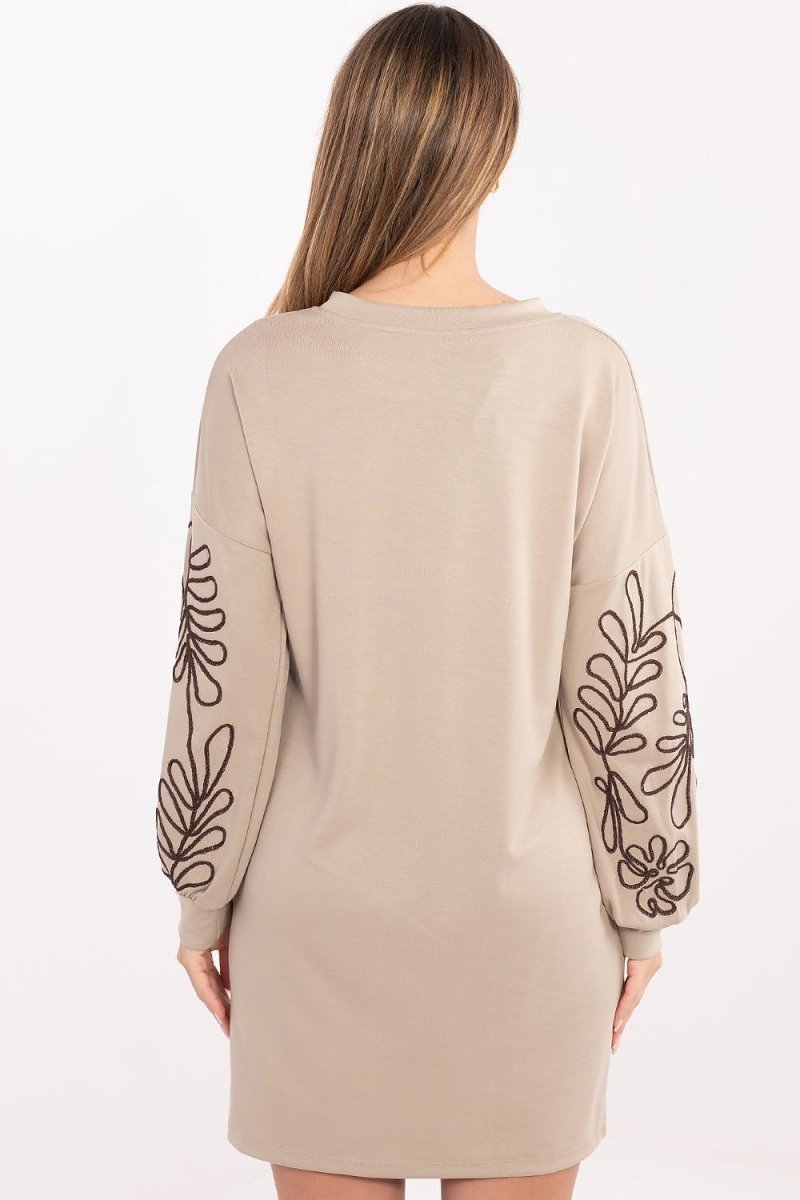 Viscose Elastane Embroidered Daydress - 