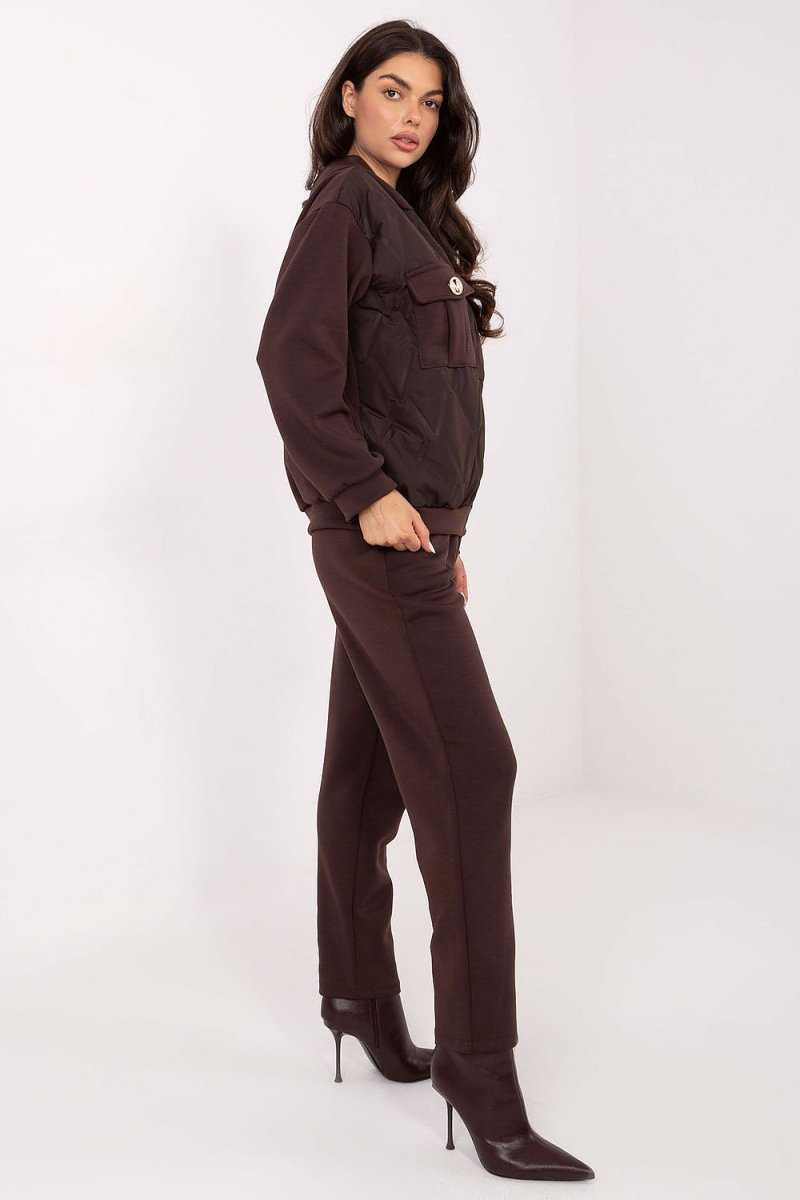 Viscose Tracksuit Set - Hoodie & Pants - 