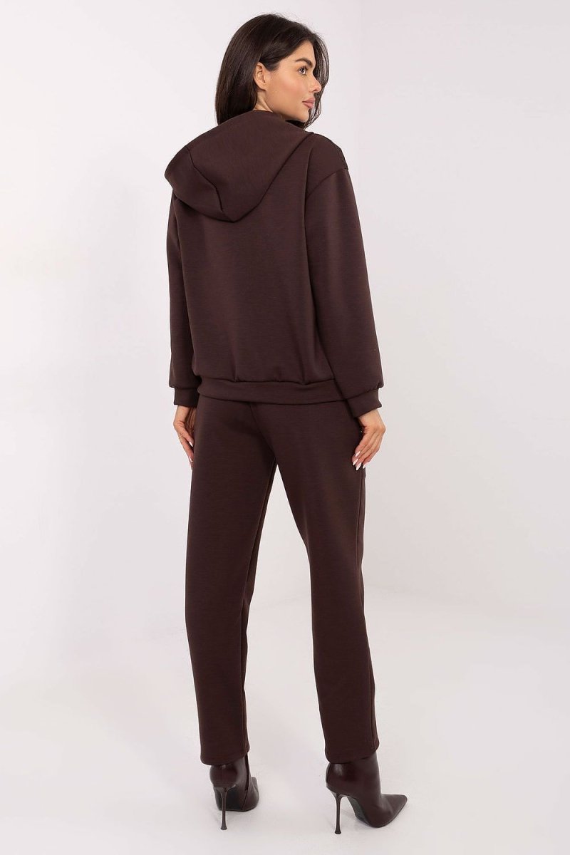Viscose Tracksuit Set - Hoodie & Pants - 