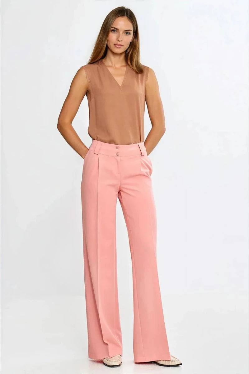 Viscose V - Neck Sleeveless Blouse - 