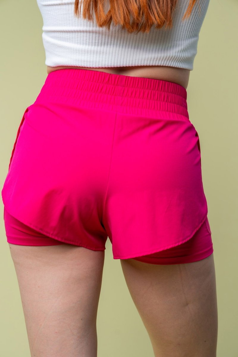 White Birch Full Size High Waisted Knit Shorts - Bottoms