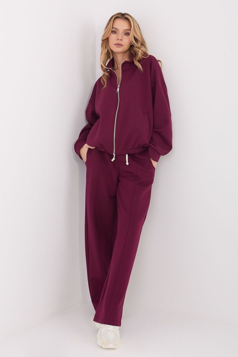 Wide Leg Tracksuit Trousers - 