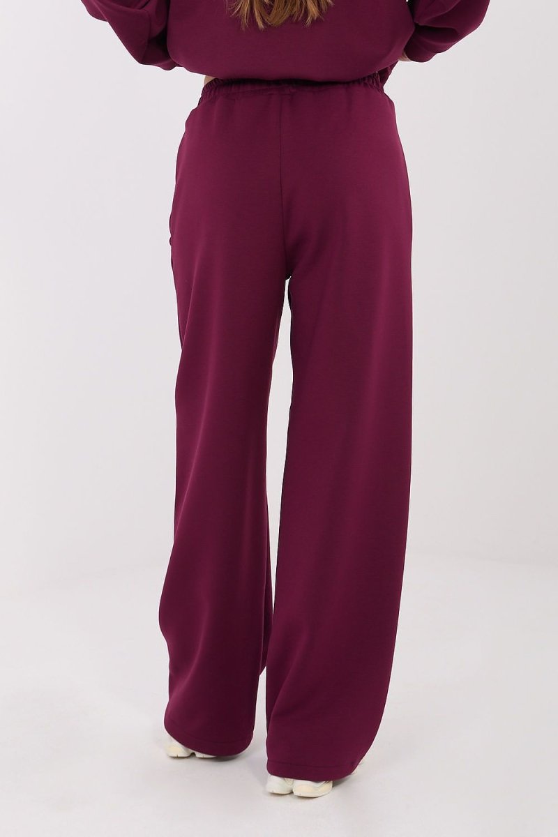 Wide Leg Tracksuit Trousers - 
