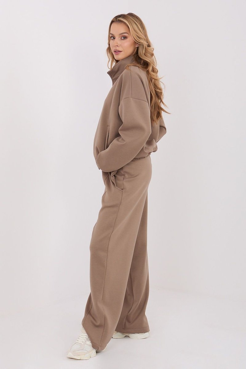 Wide Leg Tracksuit Trousers - 