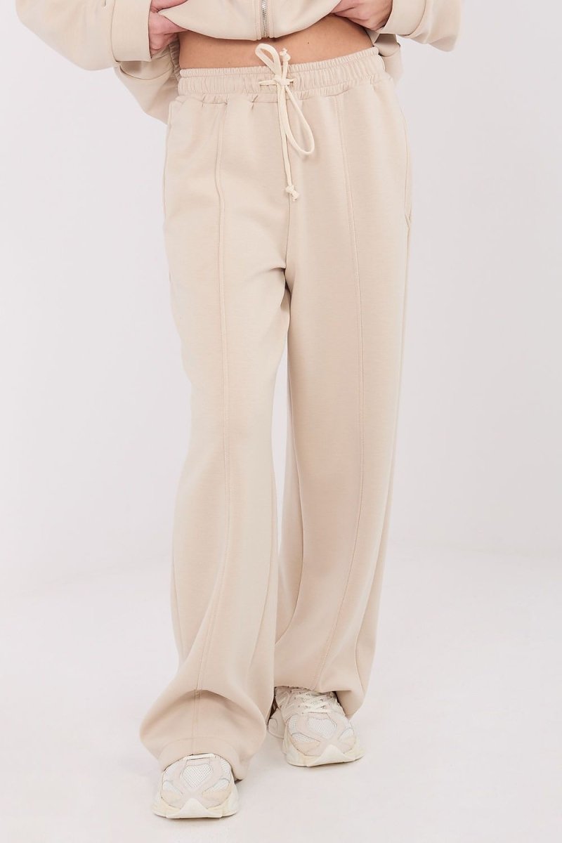 Wide Leg Tracksuit Trousers - 
