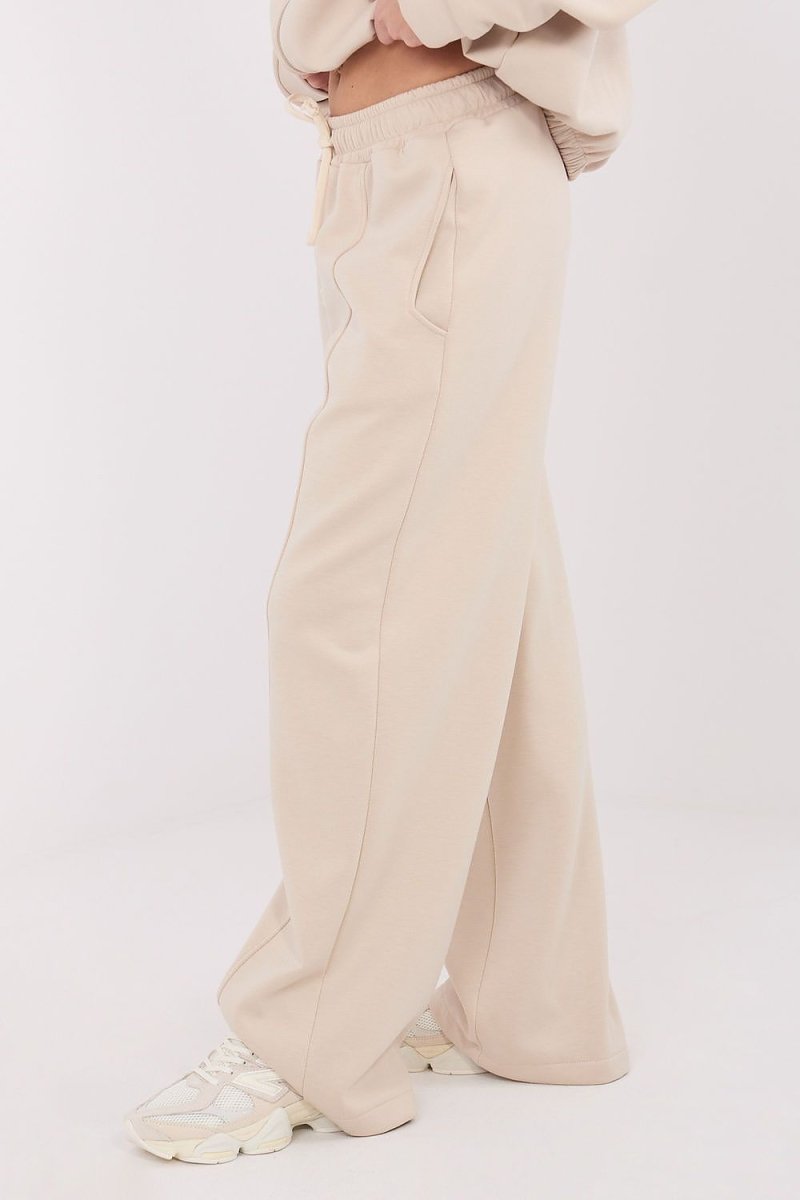 Wide Leg Tracksuit Trousers - 
