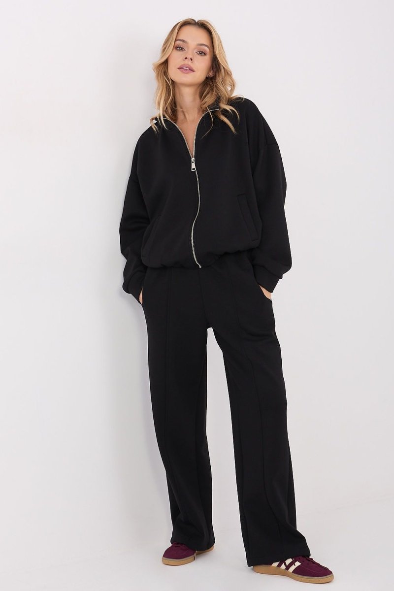 Wide Leg Tracksuit Trousers - 