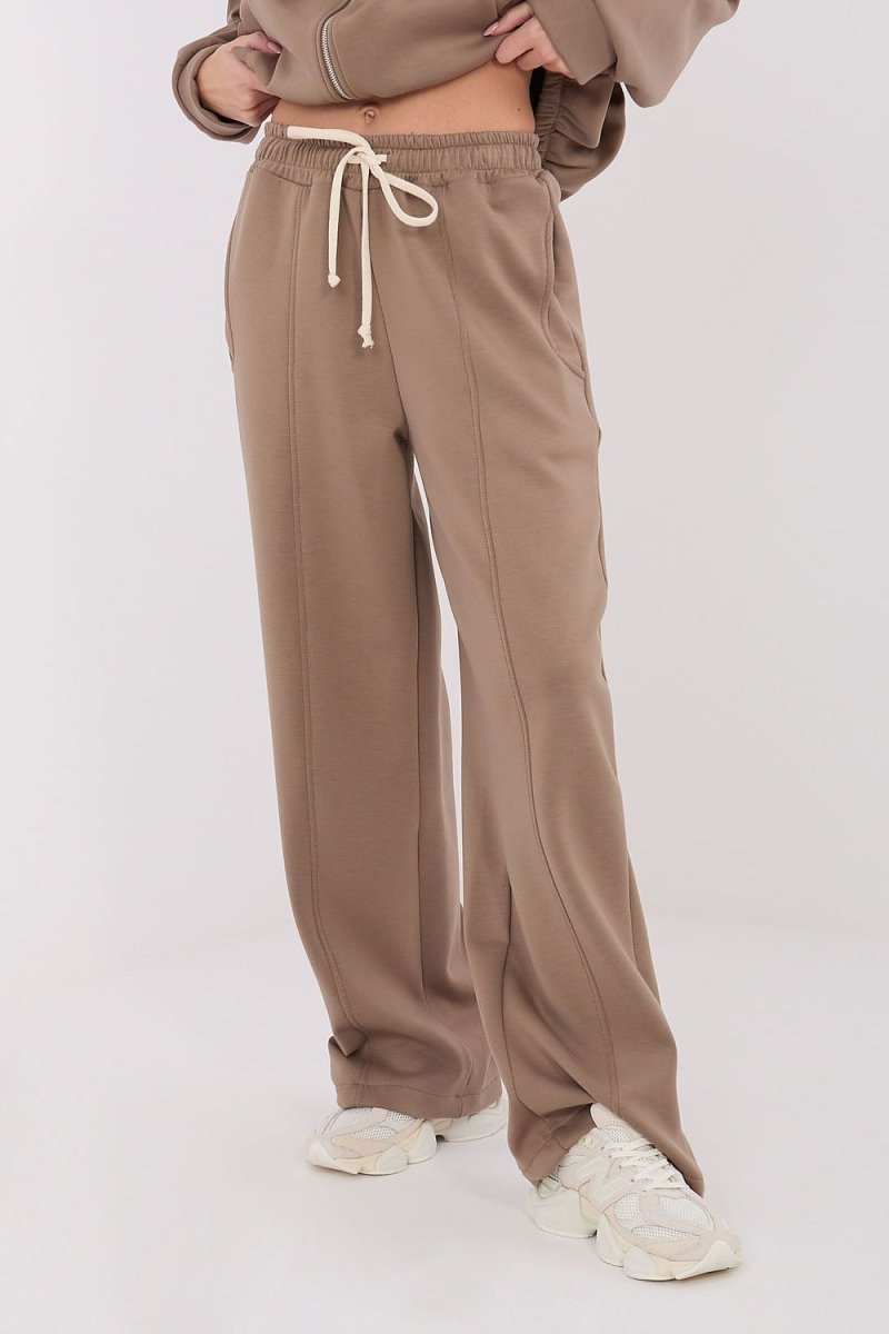 Wide Leg Tracksuit Trousers - 